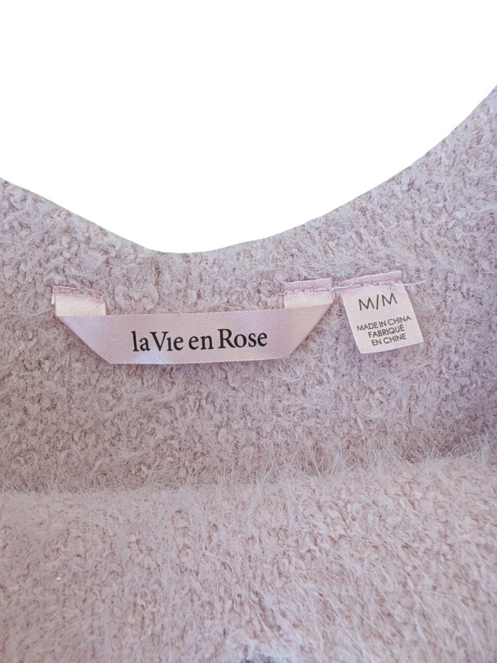 La Vie en Rose Fuzzy Eyelash Knit Crop Tank | Medium - Picture 7 of 10